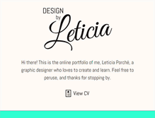 Tablet Screenshot of designbyleticia.com